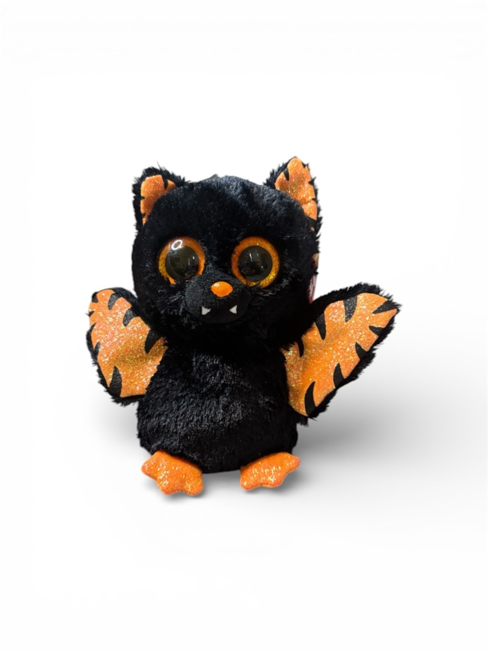 Ty Beanie Boos “Mortimer” the Halloween Black & Orange Bat Plush Toy